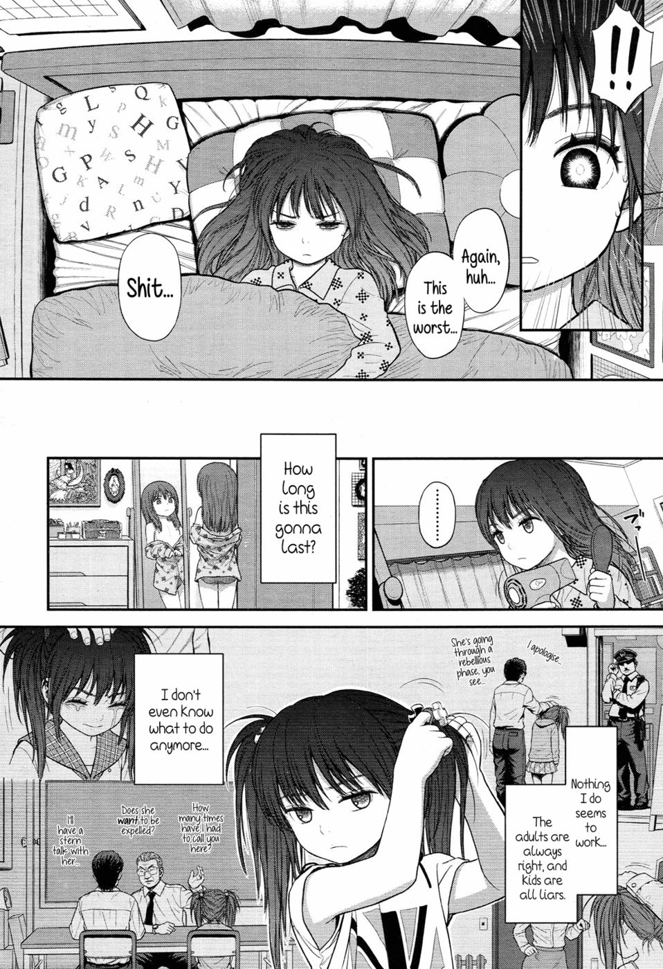 Hentai Manga Comic-I'm home-Read-8